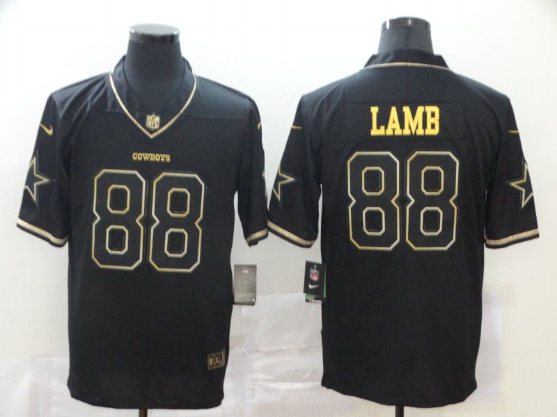 Men Dallas Cowboys #88 Lamb Black Nike Vapor Untouchable Stitched Limited NFL Jerseys